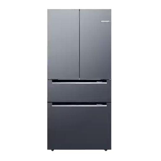 博世 冰箱 KFE88AA99C 法式多门冰箱 544升 沙特尔蓝 底部散热 双循环 变频 一级能效 玻璃面板 商品图0