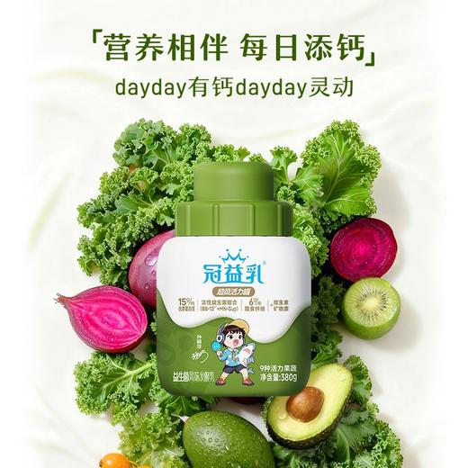C蒙牛380g冠益乳活力果蔬益生菌酸奶 商品图0