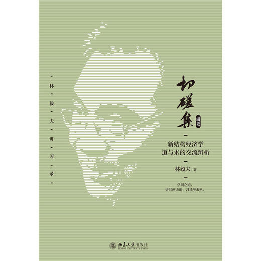 切磋集（辑要）：新结构经济学道与术的交流辨析 林毅夫讲习录 林毅夫 著  北京大学出版社 商品图1