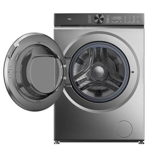 TCL 洗衣机 G100P5-DI 全自动滚桶洗衣机 10公斤 极地灰 LED显示屏 不支持智能 直驱变频电机 上排水 一级效能 前开式 无烘干 电子控制 商品图2