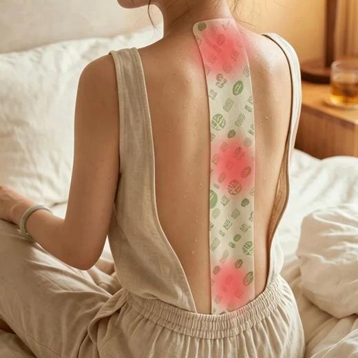 热卖！【不出门也能“晒”背❗一贴覆盖阳脉❗】后辰 晒背灸贴 轻薄透气 紧密贴合 居家/办公晒背 4贴/盒 商品图9
