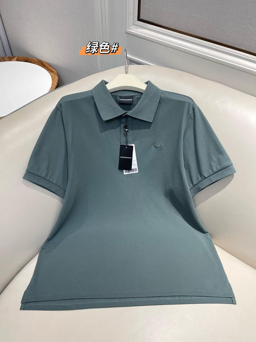 原单阿玛*男士鹰标刺绣polo衫071001 商品图11