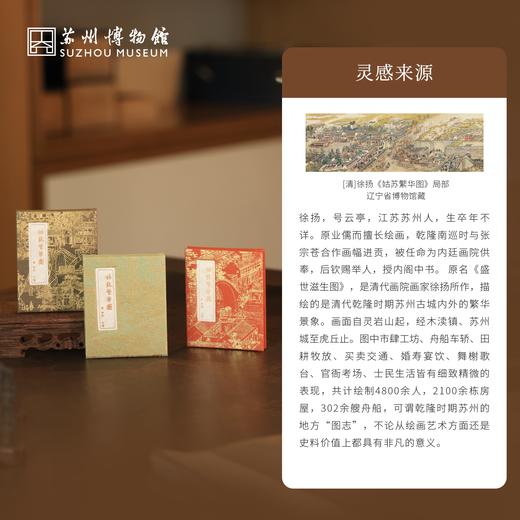苏州博物馆 姑苏繁华图特展系列经折冰箱贴上中下卷特色伴手礼 商品图2