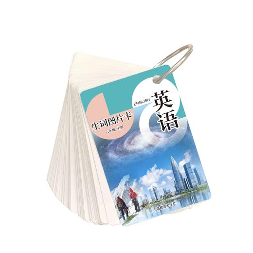 英语生词图片卡（沪教版）六年级上册（学生用）【全国新教材配套教辅】预售 商品图0