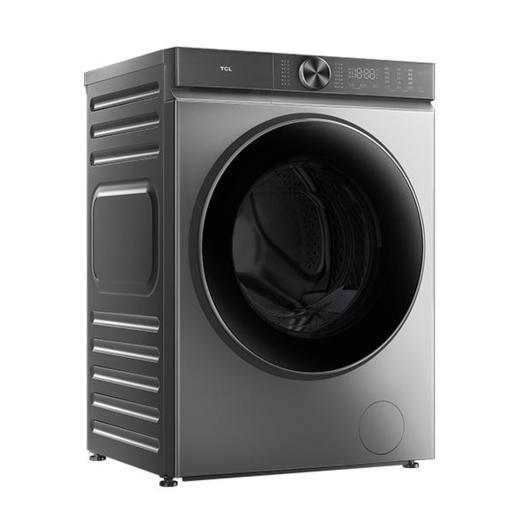 TCL 洗衣机 G100P5-DI 全自动滚桶洗衣机 10公斤 极地灰 LED显示屏 不支持智能 直驱变频电机 上排水 一级效能 前开式 无烘干 电子控制 商品图1