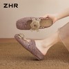 ZHR则则法式温柔花朵内增高包头拖鞋外穿2026夏季新款女鞋配裙子★ 商品缩略图3