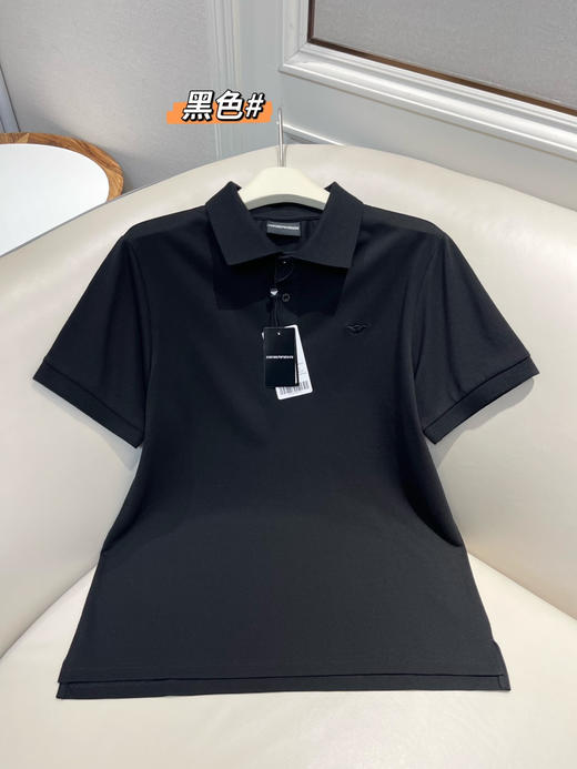 原单阿玛*男士鹰标刺绣polo衫071001 商品图8