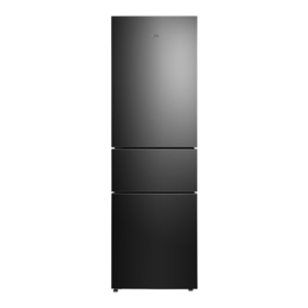 TCL 冰箱 R212S1-C 印象灰 212升 三门冰箱 单循环 左开 二级能效 PCM彩涂板 风冷 电脑控温 定频
