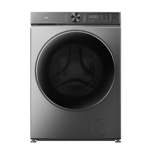 TCL 洗衣机 G100P5-DI 全自动滚桶洗衣机 10公斤 极地灰 LED显示屏 不支持智能 直驱变频电机 上排水 一级效能 前开式 无烘干 电子控制 商品图0