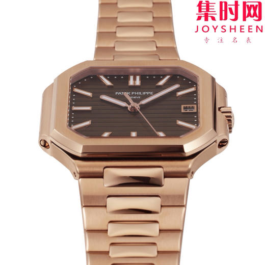 BBF百达翡丽CUBITUS系列 方形鹦鹉螺7128 咖啡面 小电视 丹东330一体机 男士腕表 表径40mm 商品图2