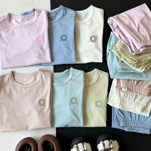 娃的“裸感”家居服😱 胖DL同源高端【莫爽棉】空调家居服套装 春夏当空调服、睡衣穿 秋冬当内搭打底穿，性价比超高！ 商品图0