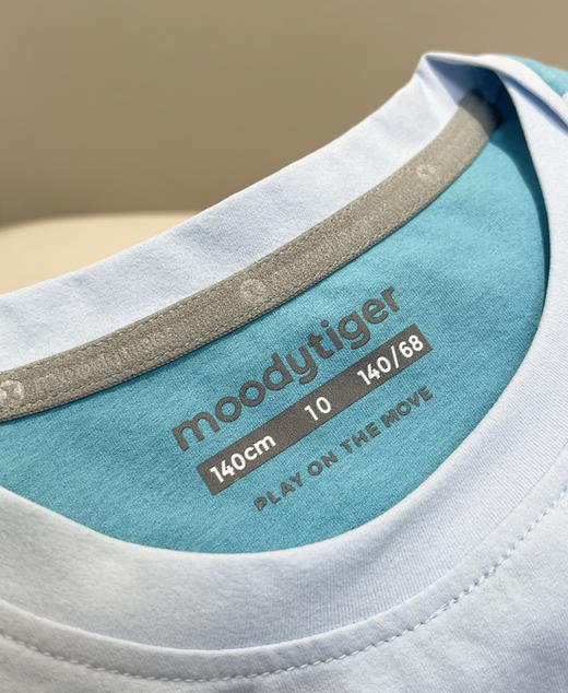 正品Moodytiger儿童拼色速干T恤071102 商品图4