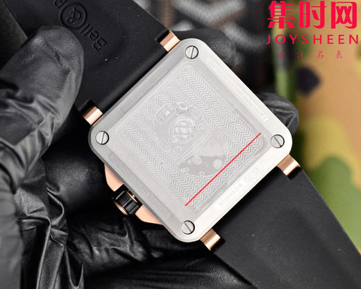 BR柏莱士 INSTRUMENTS系列BR03A 方形男士腕表 搭载2824-2全自动机械机芯 商品图6
