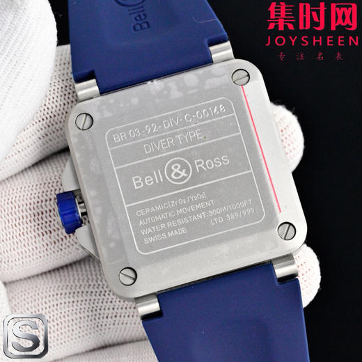 BR柏莱士 INSTRUMENTS系列BR03A 方形男士腕表 搭载2824-2全自动机械机芯 商品图6
