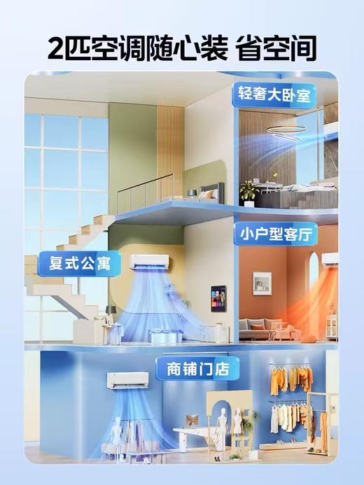 【HDXK】美的 KER-46GW/N8KS1-1空调 变频 分体套机 极地白（含基础安装） 商品图3