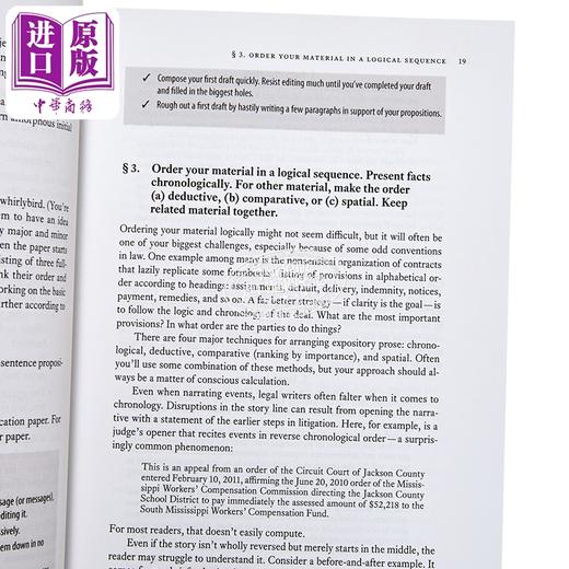 【中商原版】芝加哥写作编辑和出版指南系列 浅显易懂的法律写作 Legal Writing in Plain English  A Text with Exercises 商品图3