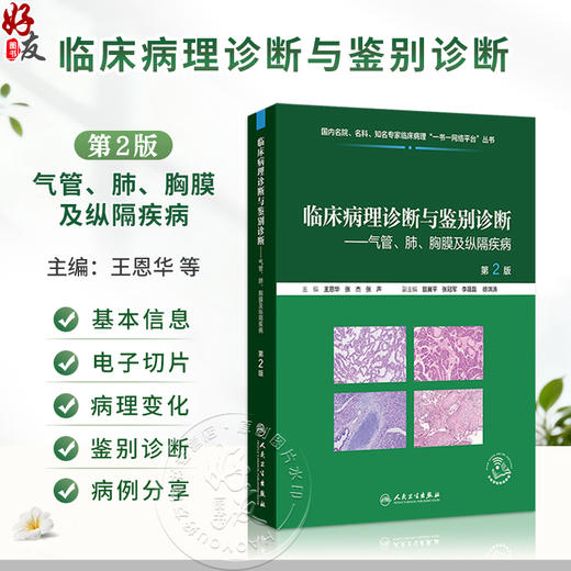 临床病理诊断与鉴别诊断——气管、肺、胸膜及纵隔疾病 第2二版 王恩华 张杰 张声 主编 临床医学 9787117398619人民卫生出版社 商品图0