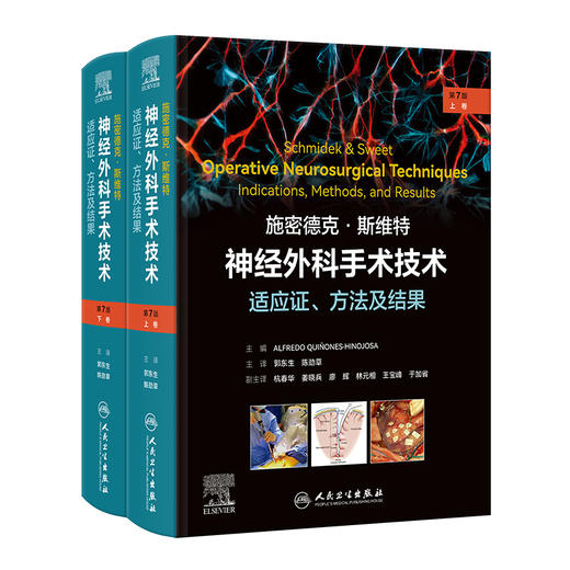 施密德克·斯维特神经外科手术技术：适应证、方法及结果（第7版）（全二册）郭东生 陈劲草 主译 9787117395380 人民卫生出版社 商品图1