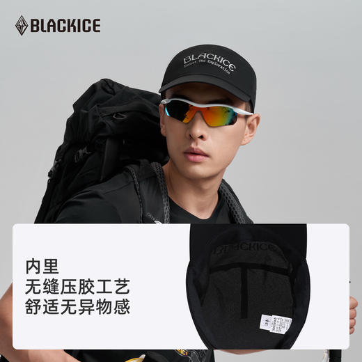 黑冰2026新款男女防晒帽女夏遮阳户外徒步运动跑步透气帽子Z2156 商品图1