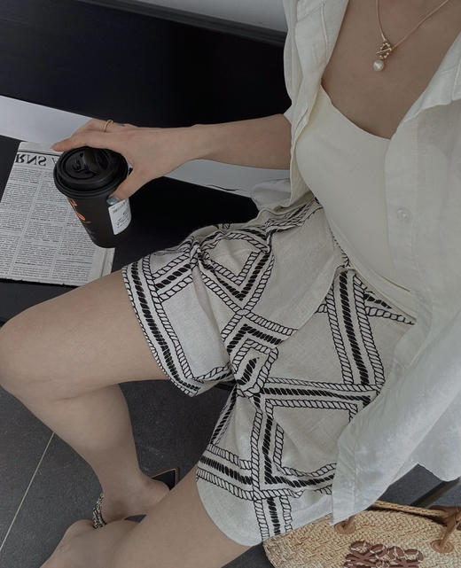亚麻富婆短裤 商品图11