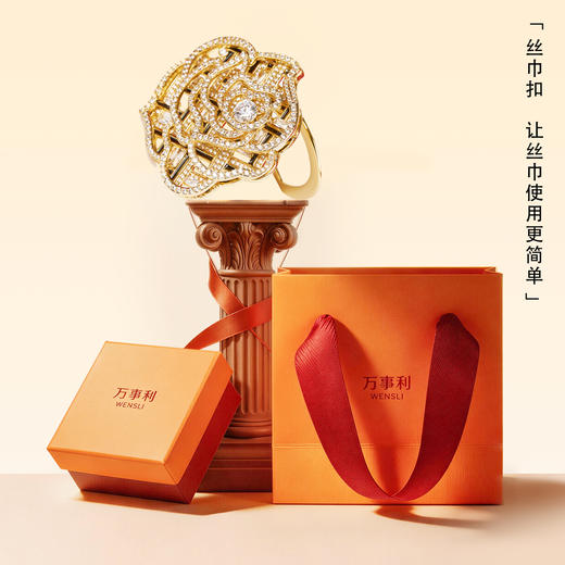 Wensli丝巾扣-浪漫不渝 商品图0