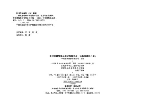 工程质量管理标准化指导手册（地基与基础分册） 商品图1
