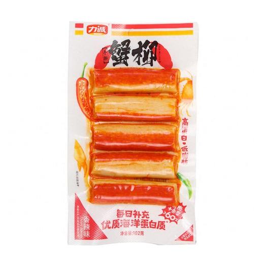 力诚102g香辣味五连排蟹柳 商品图0