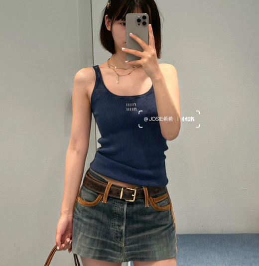 Miu同款纯棉新款背心 商品图0