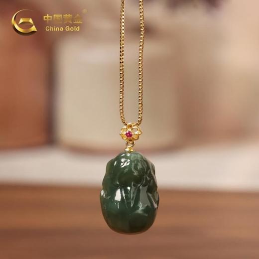 【玉质细腻 温润雅致 优雅百搭】中国黄金和田玉套装（多款可选，以实际下单版本为准） 商品图4