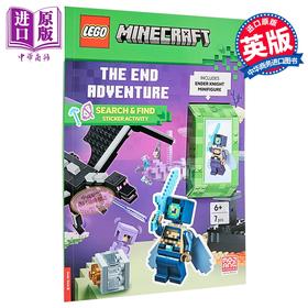 预售 【中商原版】乐高我的世界 末地冒险寻宝贴纸活动书 LEGO Minecraft 英文原版 LEGO