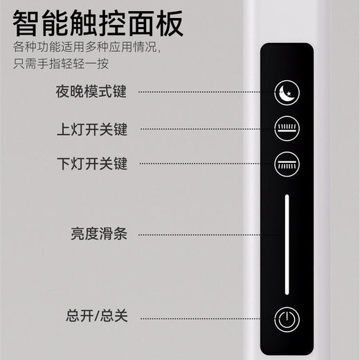 【超模君严选 中科院士团队联合推出】沃视明T6控轴大路灯 360°可旋转灯头 自由定制家居光环境 商品图9