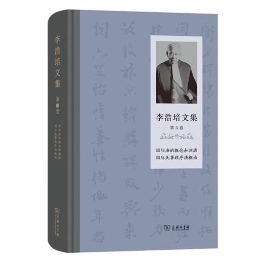 李浩培文集 第3卷 国际法的概念和渊源 国际民事程序法概论 商品图0