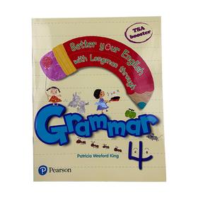 朗文小学教材英文语法提升第4级 英文原版 Pearson Grammar 4 培生少儿英语语法 可教学 朗文欢迎语法补充 适用家庭自学 英文版