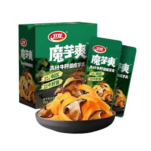 卫龙 经典版高纤牛肝菌魔芋爽 180g/盒 商品图0