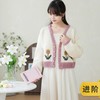 苏苏姐家郁金香开衫手工编织自制diy钩针衣服材料包毛线团打发时间 商品缩略图0