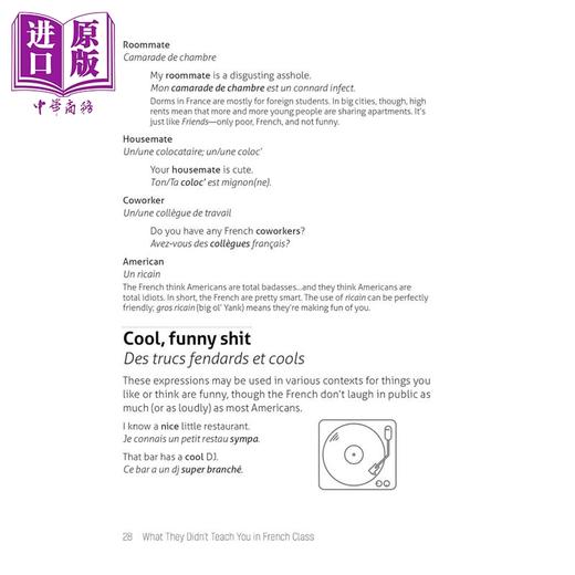 【中商原版】法语课没教的东西 日常场景俚语表达 What They Didnt Teach You in French Class 英文原版 Adrien Clautrier 商品图1