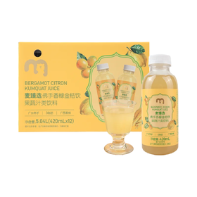 麦德龙 麦臻选 佛手香橼金桔饮 420ml*6/12瓶