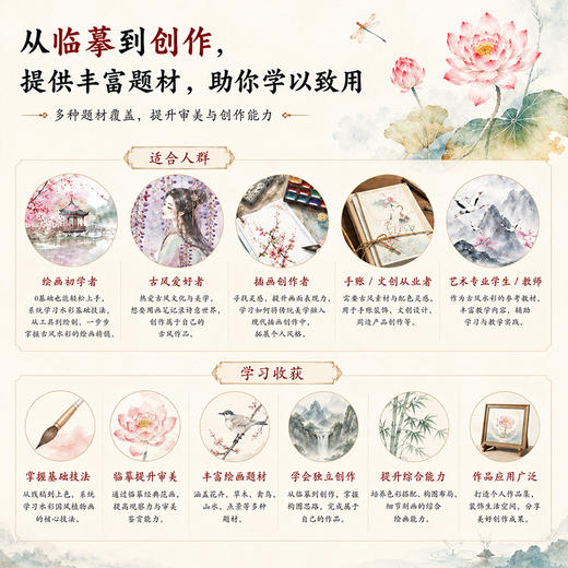 墨染卿卿：古风水彩绘画从入门到精通 商品图4