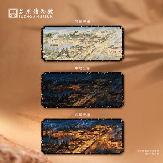 苏州博物馆 姑苏繁华图特展系列光栅冰箱贴 商品图1