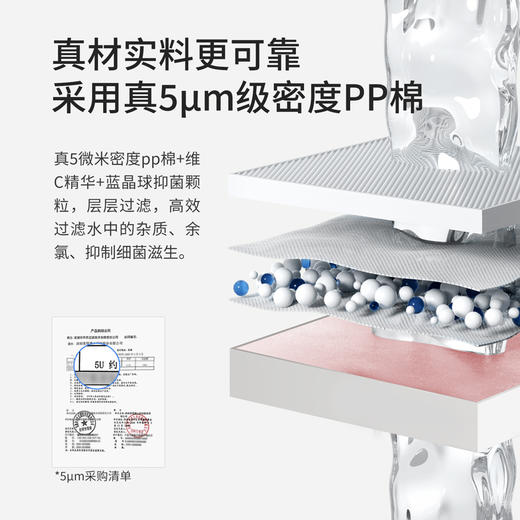 【香氛款】【净水软水+抑菌+除氯+增压】【淋浴花洒+洗手盆龙头适用】美塔璞儿-净水花洒滤芯组合（两芯一头规格送沐浴球*1） 商品图5