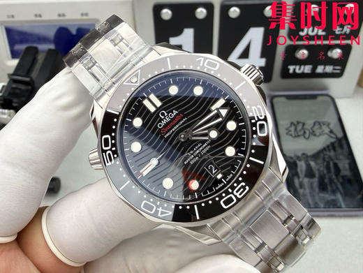 欧米茄VS海马300米系列V4版 8800一体机 VS海马v4版 原装开模 黑海马 男士腕表 商品图1