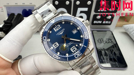 CR浪琴康卡斯43系列 蓝色盘 深海之蓝 康卡斯43mm 男士腕表 商品图1