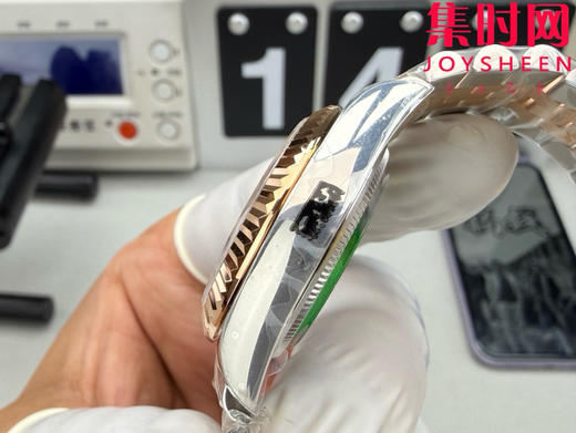 Rolex劳力士GS日志型系列 女款31mm 日志31系列 间玫金紫盘 女士腕表 搭载改Cal.2236全自动机械机芯 商品图6