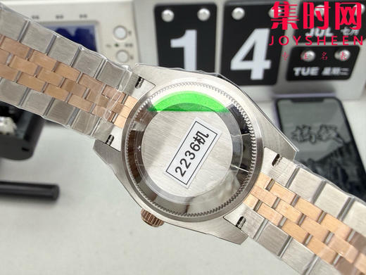 Rolex劳力士GS日志型系列 女款31mm 日志31系列 间玫金紫盘 女士腕表 搭载改Cal.2236全自动机械机芯 商品图8