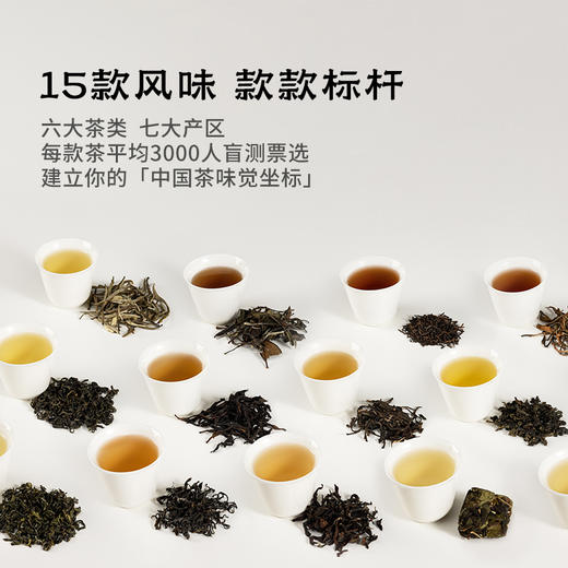 【余额100%全返】寻茶中国3.0 | 60g/盒 | 十五口味风味盒子 商品图1