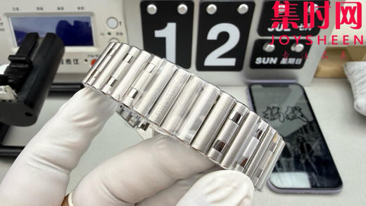 新品-百年灵 BLS机械计时系列 冰蓝面 男士腕表 子弹链钢带 商品图7