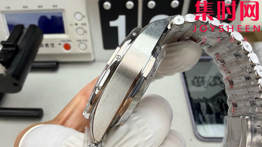 新品-百年灵 BLS机械计时系列 冰蓝面 男士腕表 子弹链钢带 商品图6