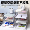 【加高底座 承重强 倾斜不易倒】桌面书桌收纳置物架 大容量多层收纳架 办公室文件书本分层收纳盒 学生学科分类 商品缩略图1