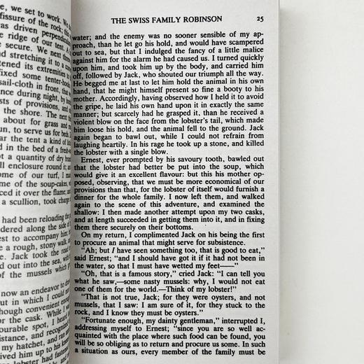 瑞士家庭鲁宾逊 鲁滨逊 海角一乐园 英文原版书 The Swiss Family Robinson 英文版冒险小说 迪斯尼电影原著正版进口书籍 商品图3
