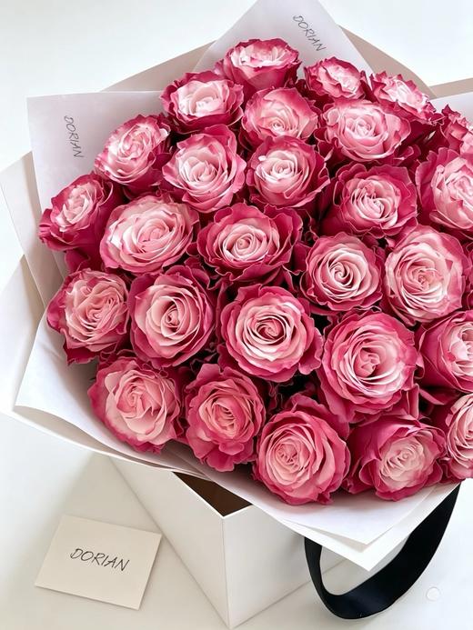 厄瓜多尔进口染色MAUVE ROSES红豆沙玫瑰10支 商品图7